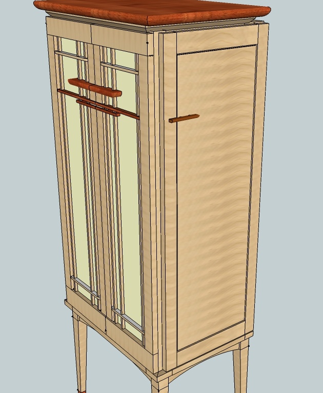 Side doors in the Rev 17 Sketchup file - simple and clean