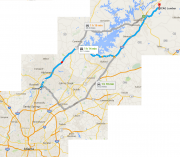 Map to CAGLumber relative to Atlanta