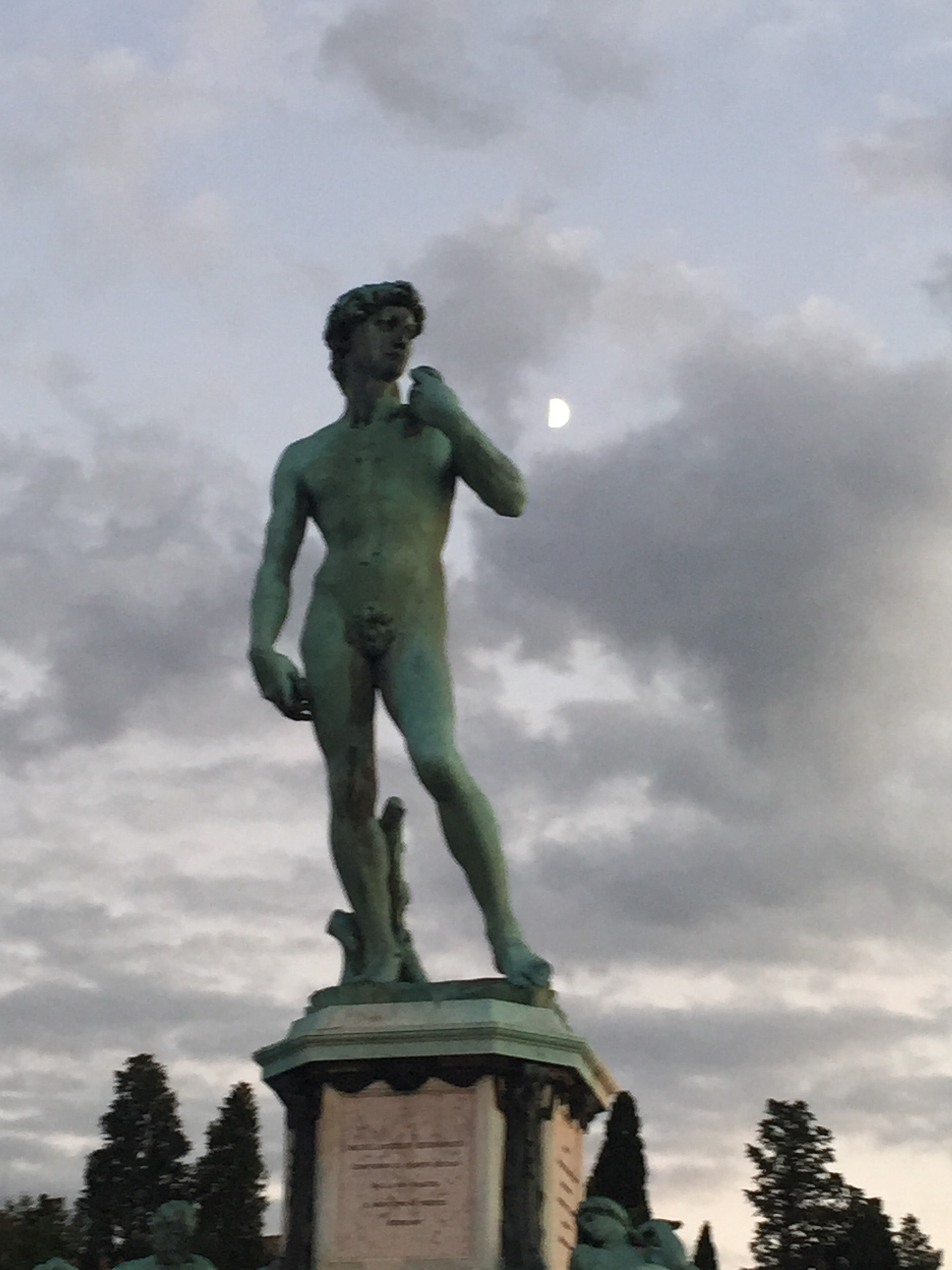 David and the Moon