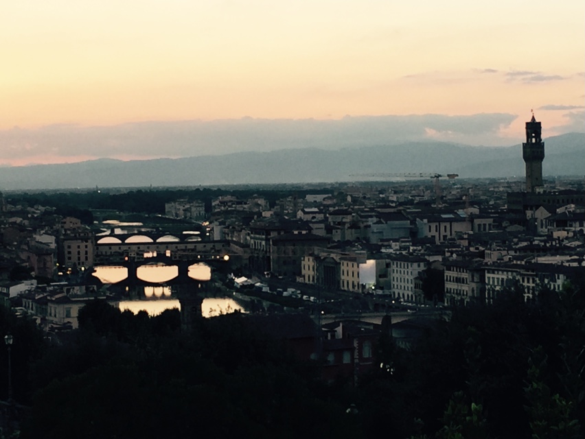 Twilight over Florence