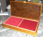 Jewelry box in cherry, maple, and walnut veneer