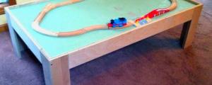 Lucas table for playing with Thomas the Tank Engine trains
