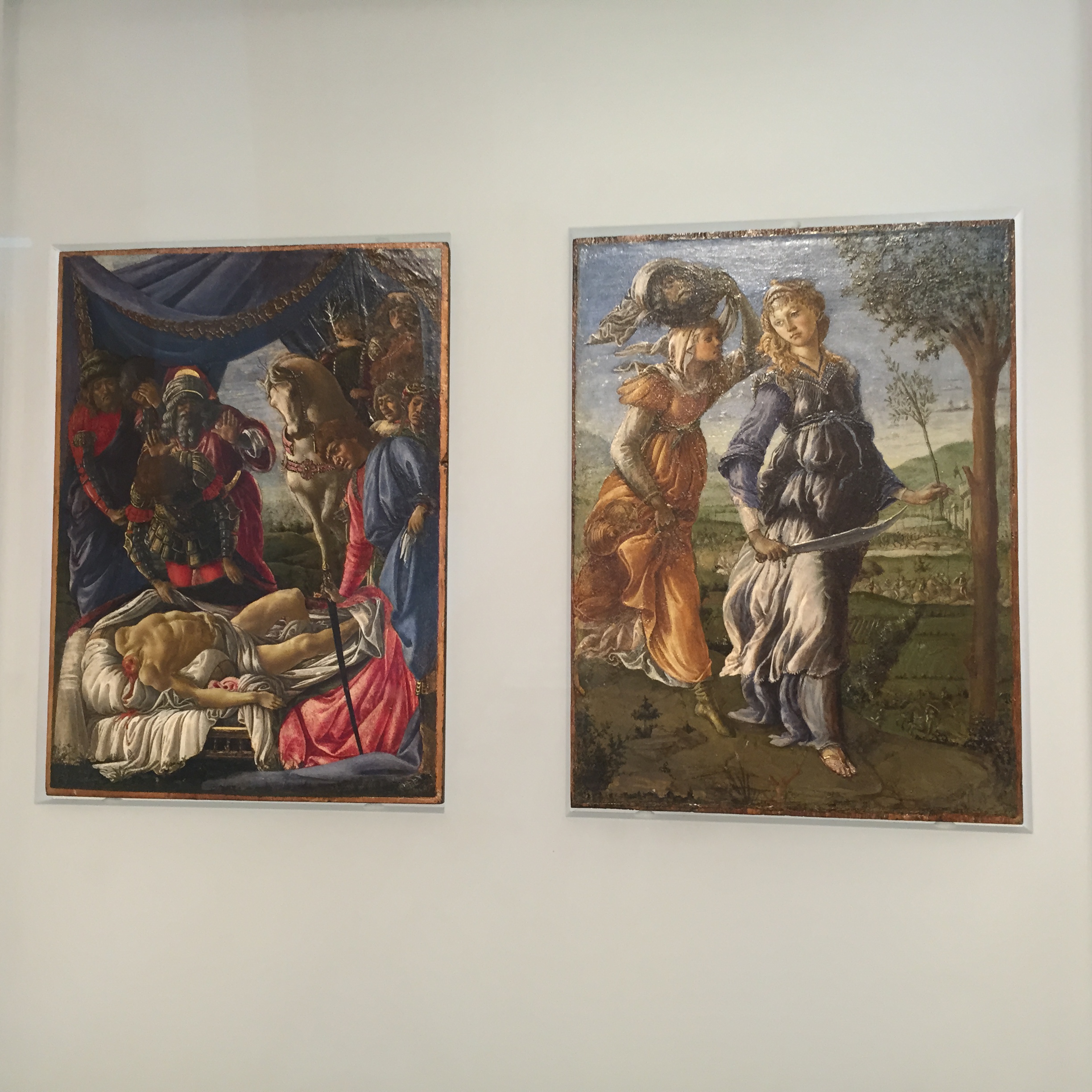 Botticelli's two part 'Return of Judith to Bethulia'