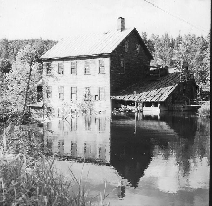 Ben's Mill prior to restoration work, as it was in the 1970s