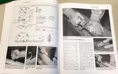 An example page showing Mr. Odate's wonderful text, Laure Olender's photos, and the nice line drawings detailing tools