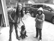 My helpers - Liam, Elle, and Remington