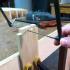 Clearing between dovetails with a coping saw